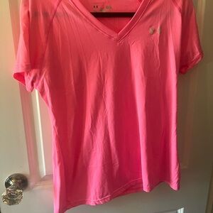 Under Armour HeatGear Pink Top